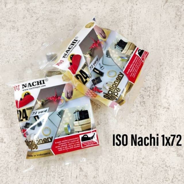 

[MS] Isolasi / Selotip Bening Nachi 1X72