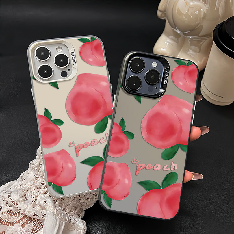 Pink Peach Premium Matte Hard Case Hp OPPO A60 A16 A58 A18 A54 A15 A57 A15 A92020 A31 A12 A38 A92 A1