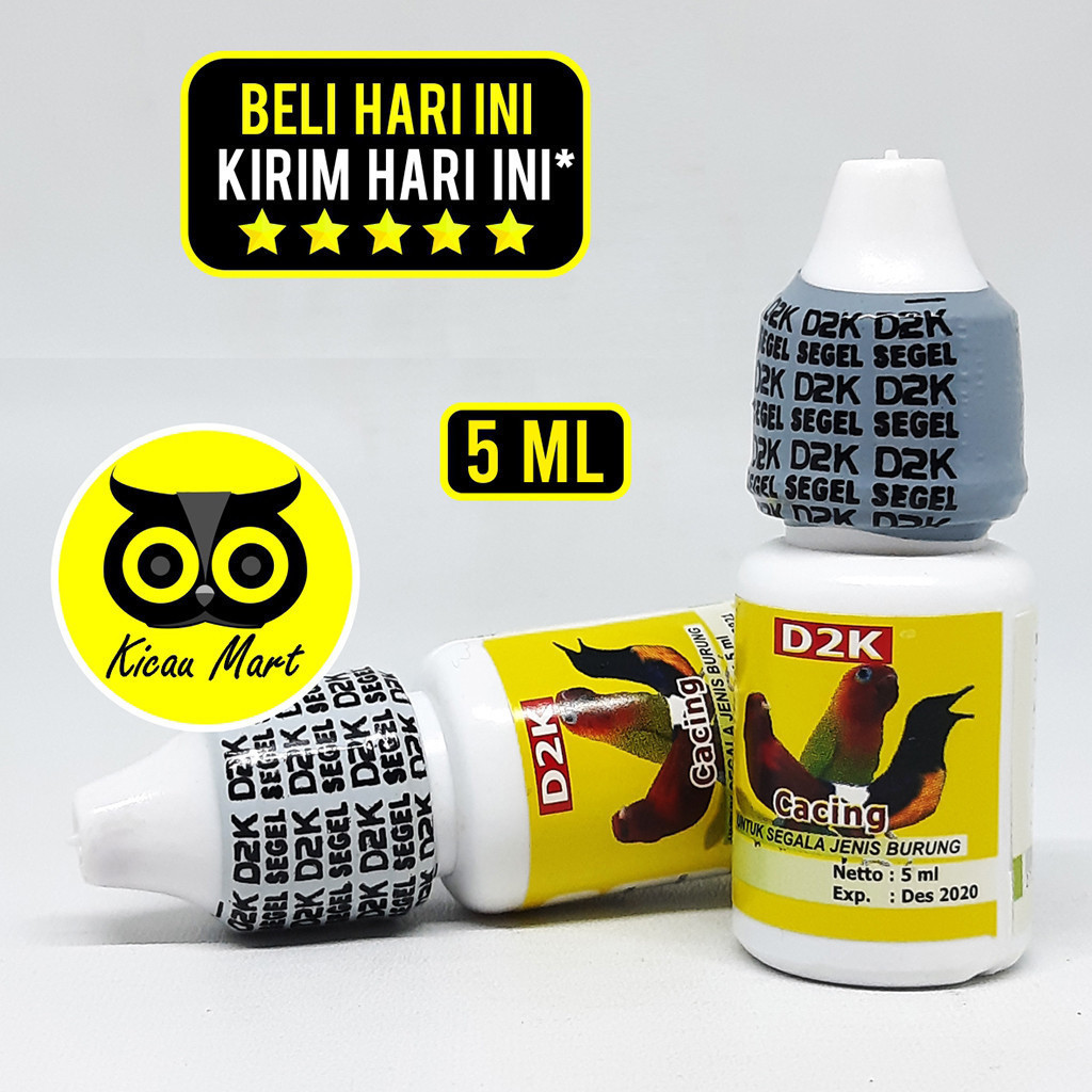 KICAU MART OBAT BURUNG MURAI LOVEBIRD CACING D2K ATASI CACINGAN KURUS NYILET BULU KUSAM NGEMBANG OBT