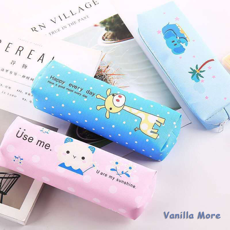 

Tempat Pensil Pulpen Karakter Cute Kotak Pensil Serbaguna Motif Dompet Pouch Make Up Kosmetik