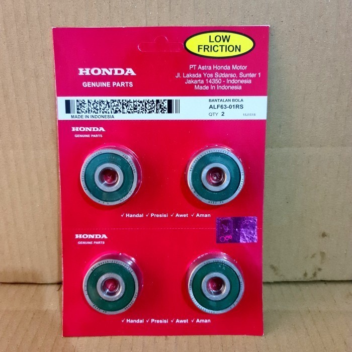 Bearing 6301 CBR150 CBR150R CB150R Sonic Verza 150 New Megapro Mono Primus Hiu GL 100 125 Max Neotec