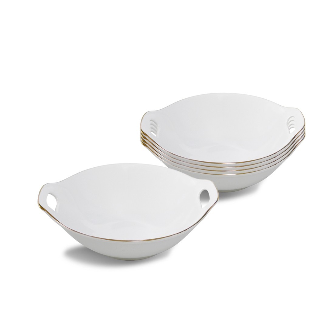 Wajan Keramik 22CM (1PCS) LinGold INDO KERAMIK / Penggorengan Keramik / Wajan Sedang Keramik / WJ23-