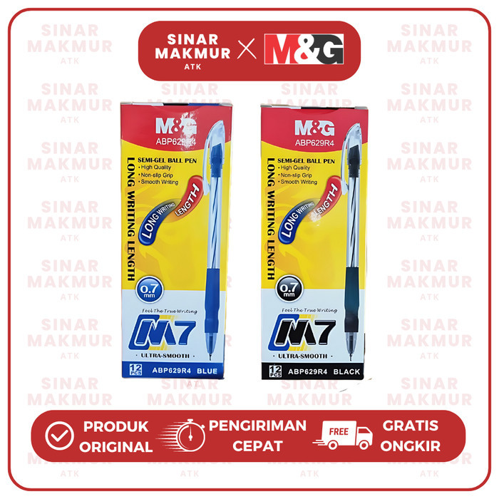 

Semi Gel Pen/Ball Pen/Pulpen Tip 0.7mm M7 M&G (Lsn)