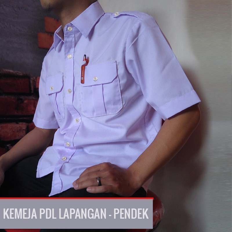 KEMEJA PUTIH PNS PROMO PROMO Kemeja Seragam Warna Putih Atasan pakaian baju kemeja PDL PDH pria dina
