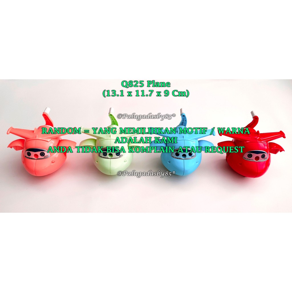 

(1 Biji) GROSIR Rautan Meja Pesawat 13.1 x 11.7 x 9 Cm / Rautan Putar GXIMP Q825 Plane