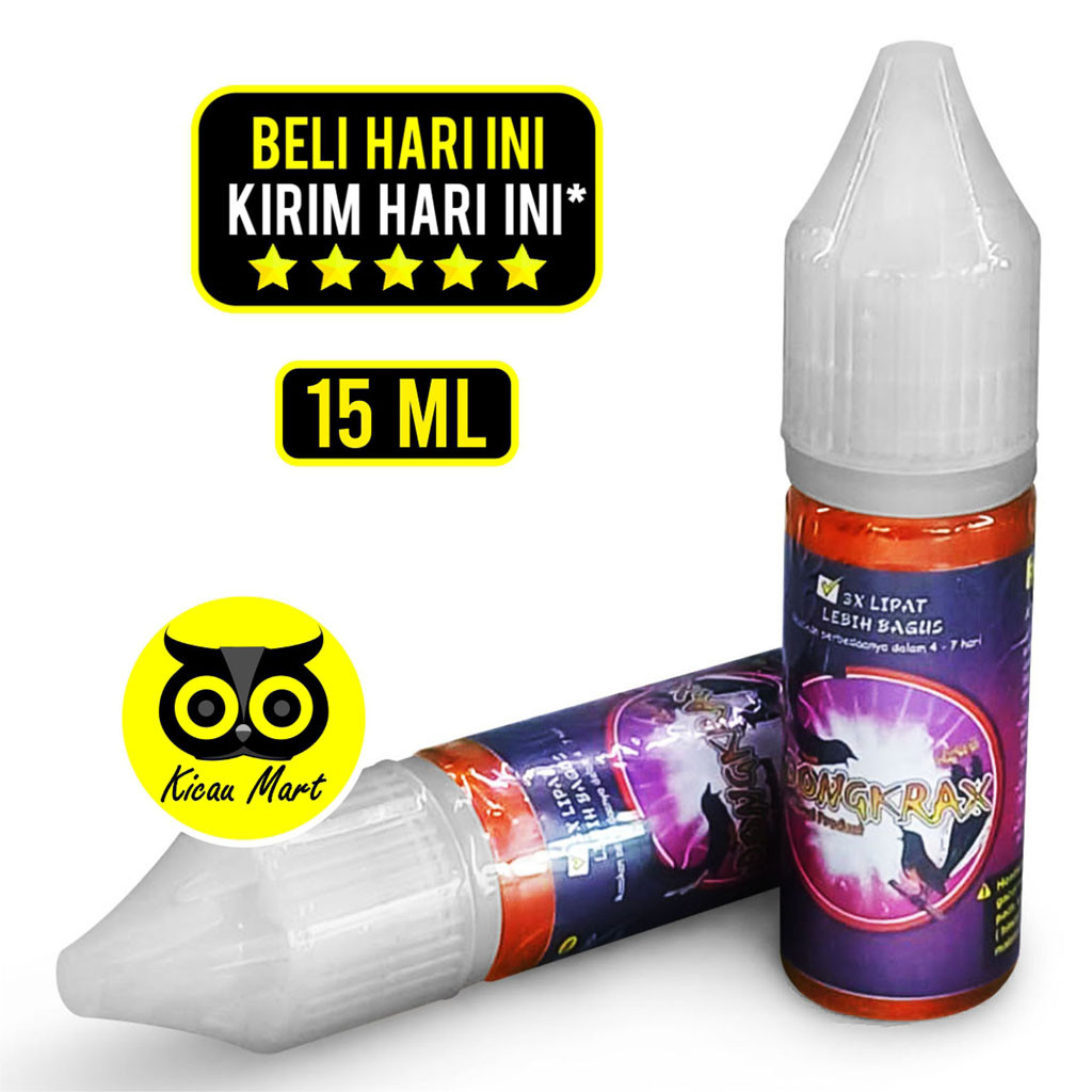 KICAU MART  Suplemen Penggacor Burung Dongkrax Dongkrak Oriq Jaya 15 ml Obat Macet Bunyi Mental Figh