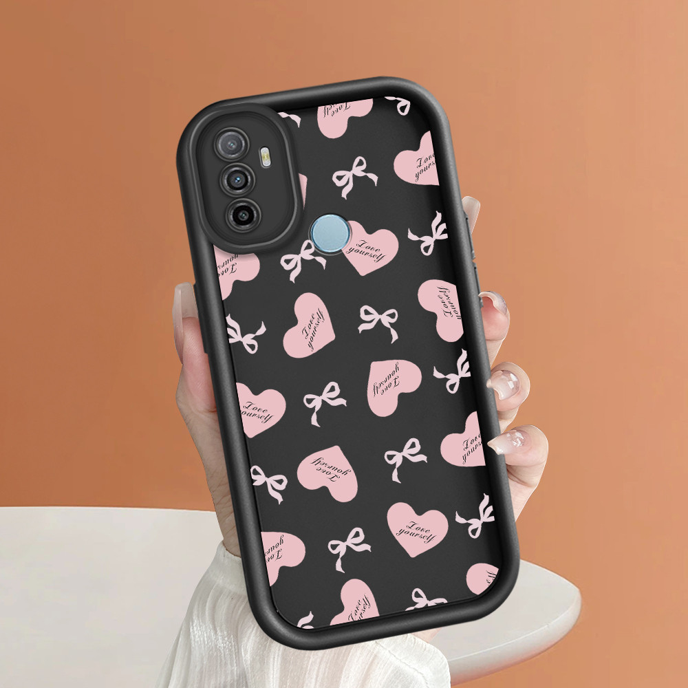 OPPO A53 A33 2020 Hp Silikon Casing Handphone Mode Softcase Untuk Love 2744 Phone Case Soft Kesing C