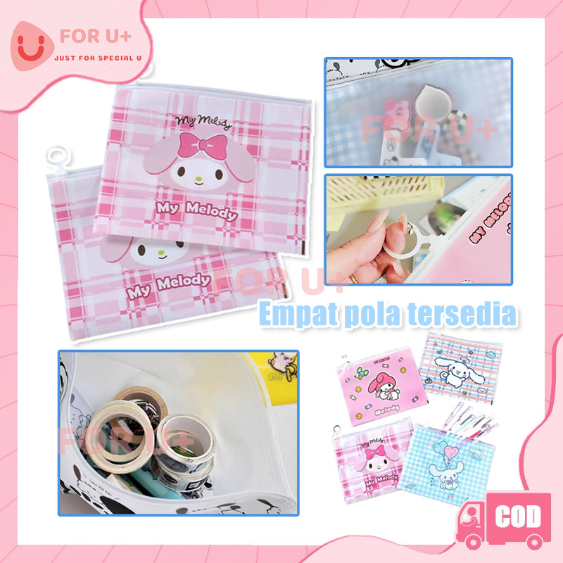 

Zipper Stationary Bag Multifungsi / Tempat Pensil Sanrio