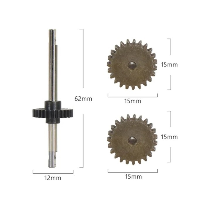 gear metal gearbox RC MN78