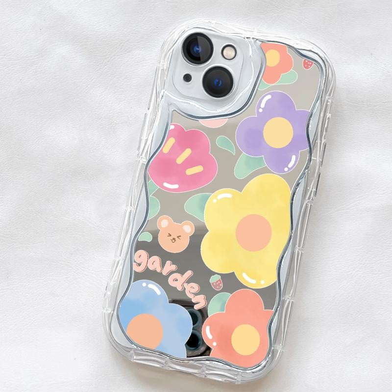 Softcase For Vivo Y75 5G Y72 5G Y73 Y77 5G Y77e 5G Y78 Y78 Plus Y7s Case Indah Bunga Lembut Silicon 