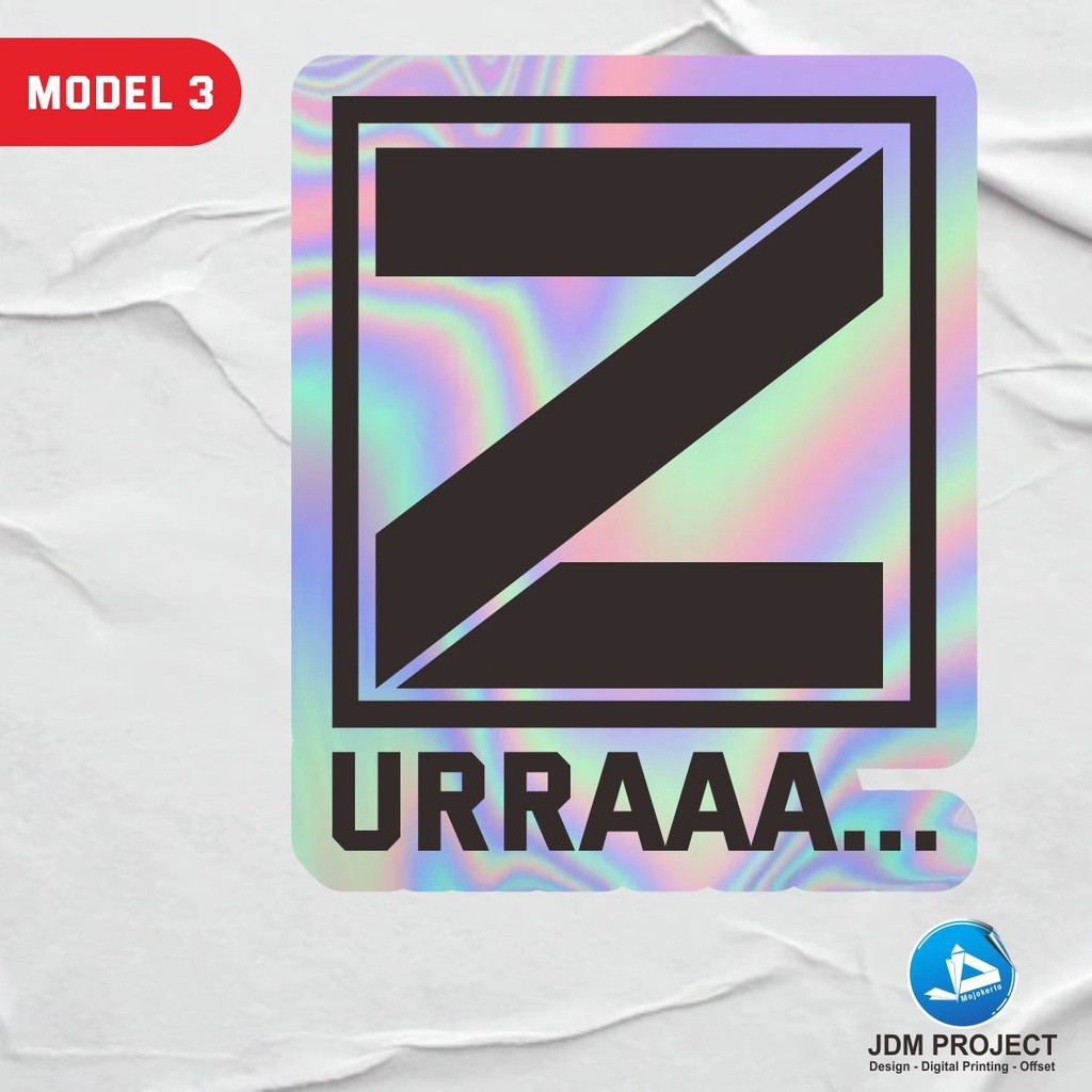 

Cetak Kilat STIKER HOLOGRAM URAAA!! CUTTING STICKER URA STICKER URRAAA