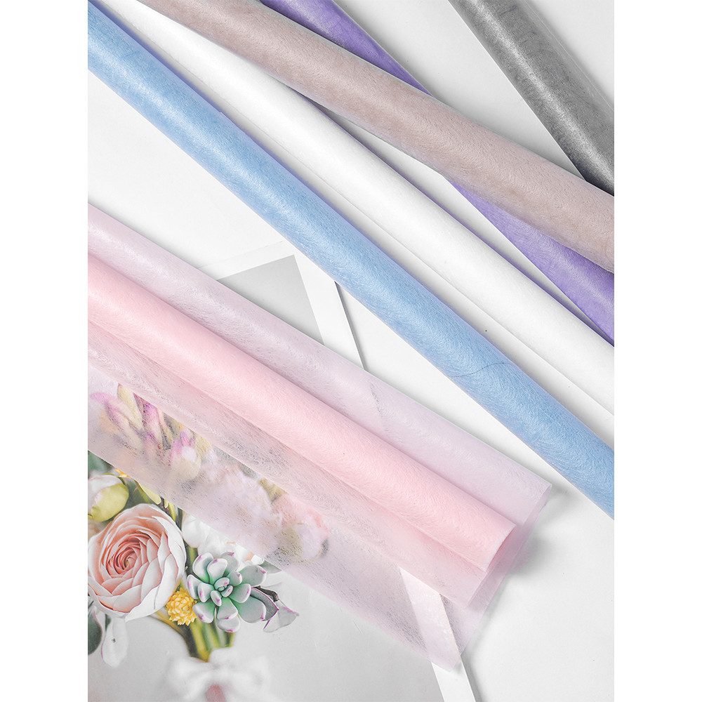 

20 Sheets Flower Wrapping Cotton Paper,Non-Woven Waterproof Flower Bouquet Wrapping Paper for Florist Supplies,Gift Packaging