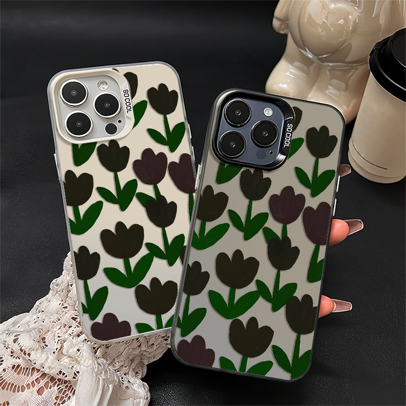 Black Twist Casing Ponsel Terbarui iPhone11 11Pro 11ProMax 12 12Pro 12ProMax 13=14 13Pro 13ProMax 14