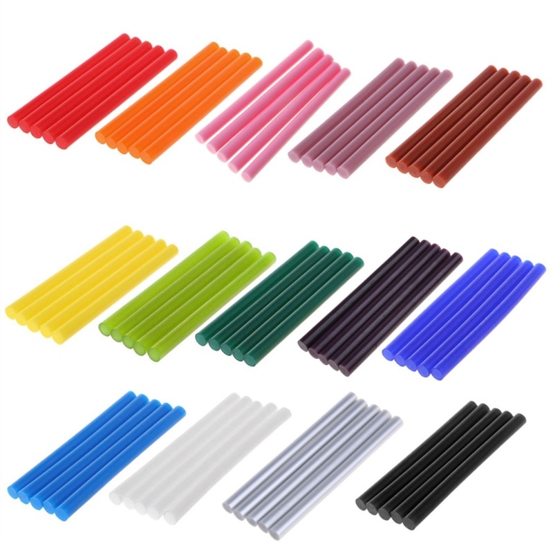 

5 pack 7x100mm DIY Tool Hot Melt Glue Gun Adhesive Stick Industrial Electric Silicone Guns Thermo Glue Repair Heat Tool