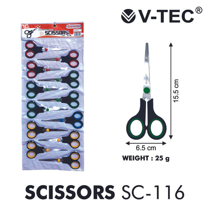 

Gunting Murah VTEC Type SC-116 ( isi 12 pcs )