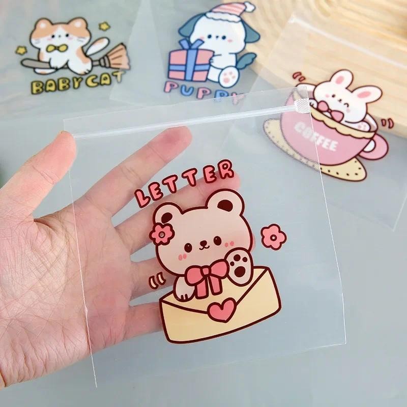 

Cartoon Cute Self-Sealing Bag Small Size Food Snack Packaging Bag Wholesale For Manufacturers Ideal For Home Use