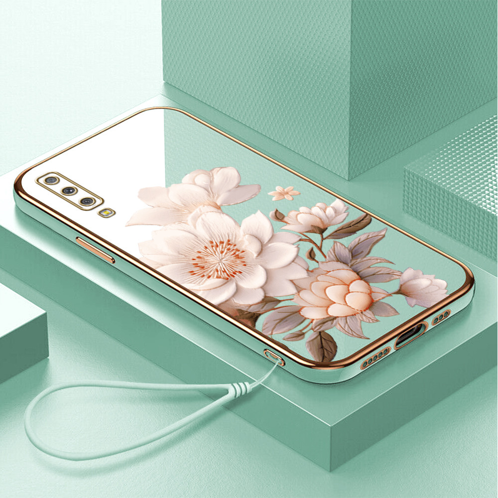 Casing Hp Untuk Compitable With Samsung A7 2018 A750 (Lanyard Gratis)  Case Softcase Kesing Sofcase 