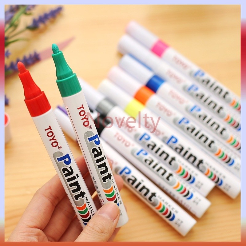 Novelty Spidol Permanen/Spidol ban paint marker mobil motor /Permanent Marker  TOYO original