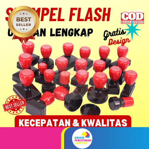 

Promo!!! Stempel custom/otomatis tinta/free design - KECIL, BULAT