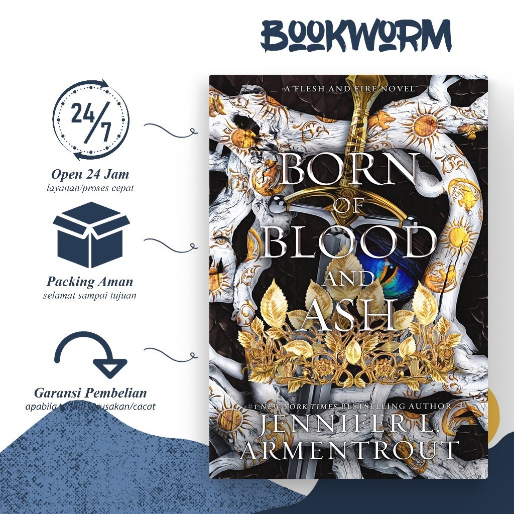 Born of Blood and Ash (Flesh and Fire, #4) by Jennifer L. Armentrout (English)
