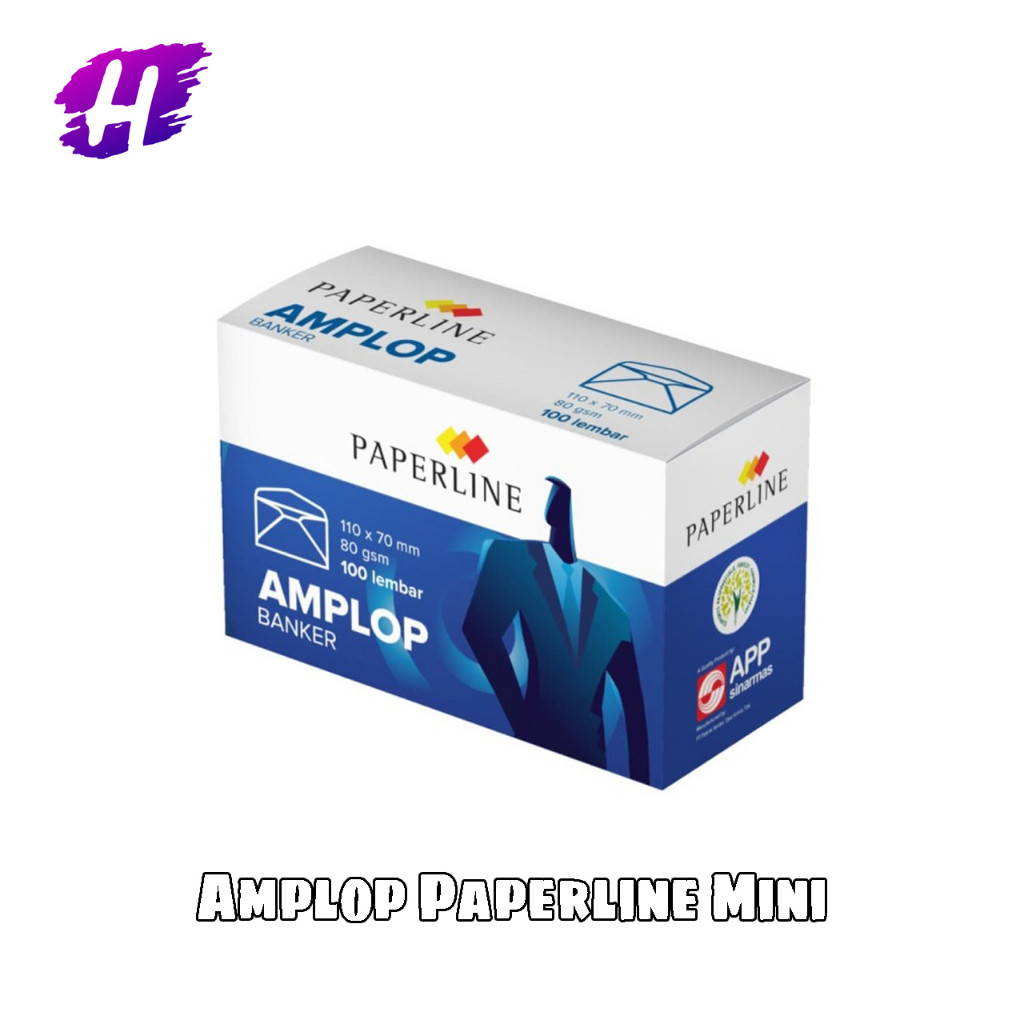 

Amplop PAPERLINE Mini Perekat Air (1 Pak Isi 100 Lembar) Ukuran 11 x 7 cm / Amplop Mini Putih / Paperline Mini PPS