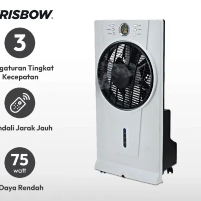 misty fan krisbow kipas angin kabut cooling fan square