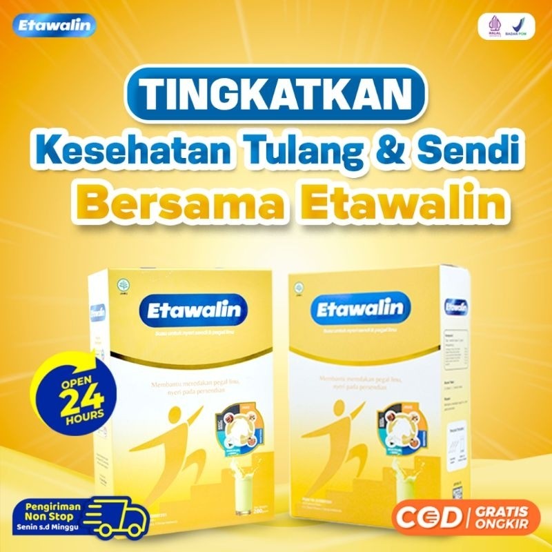 

Etawalin Susu Kambing Etawa Solosi Nyeri Sendi & Pegal Linu Murah Meriah