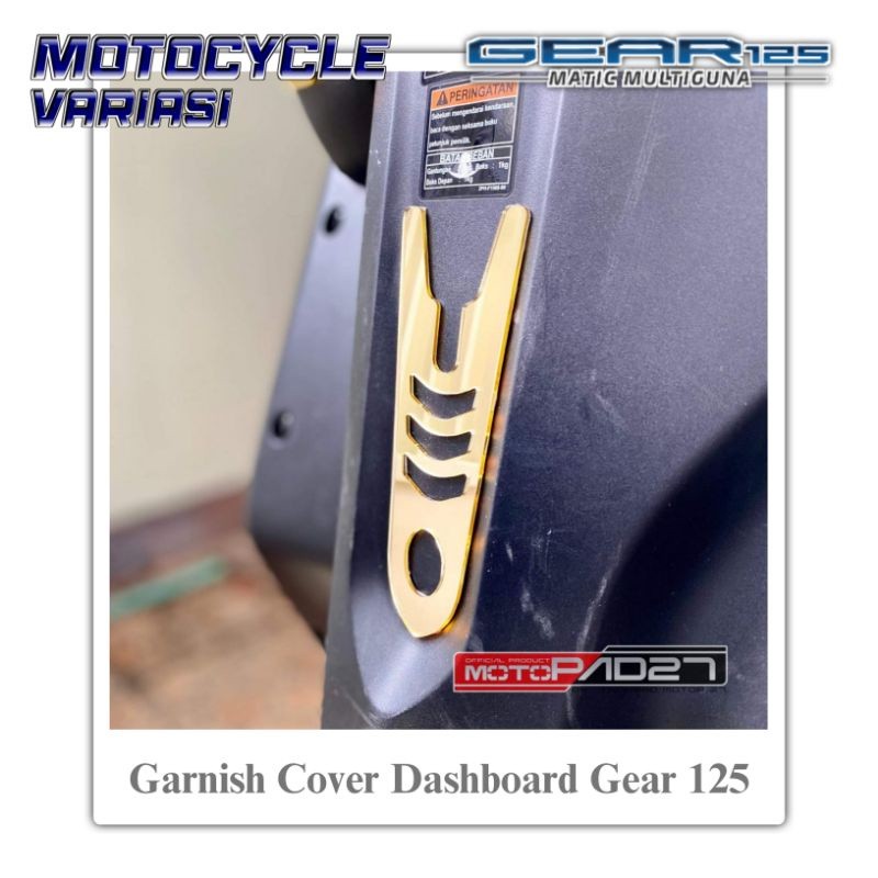 Garnish Cover Dashboard Yamaha Gear 125 Cover Dashbor Yamaha Gear 2022 aksesoris motor yamaha gear