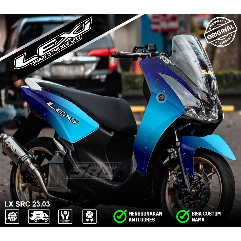 Decal Sticker Full Body Yamaha LEXI Stiker Yamaha LEXI Full Body Striping Yamaha LEXI Racing DV 03