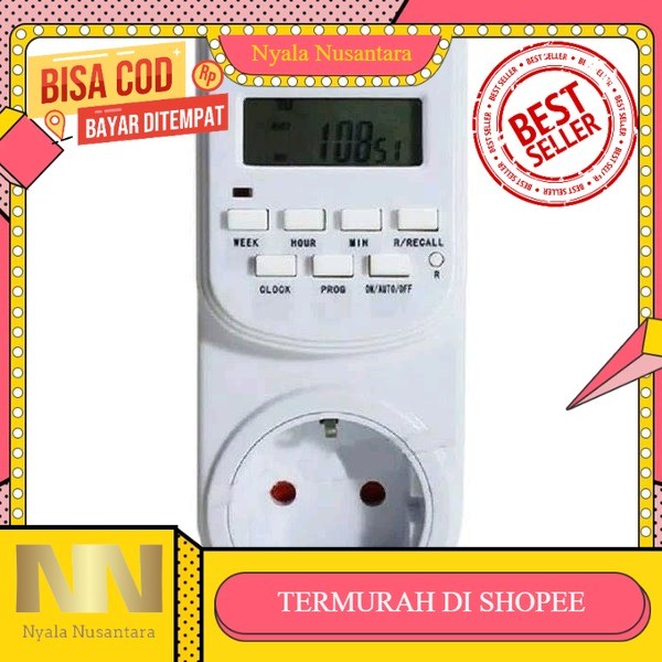 STOP KONTAK TIMER DIGITAL / COLOKAN LISTRIK TIMER / STOP KONTAK