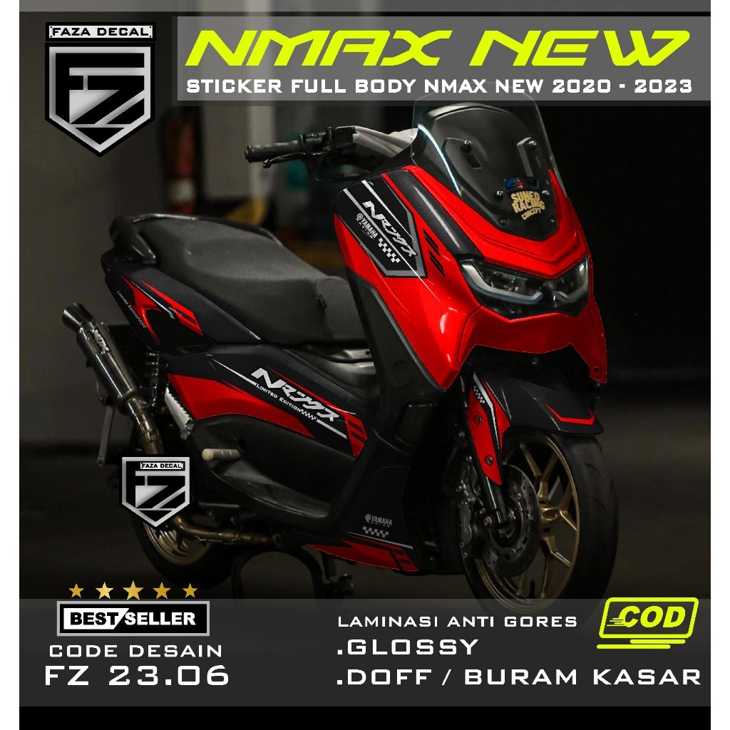 Decal nmax new fullbody 2023 - Sticker nmax new full body 2020 2021 2022 2023 terbaru terlaris Desai