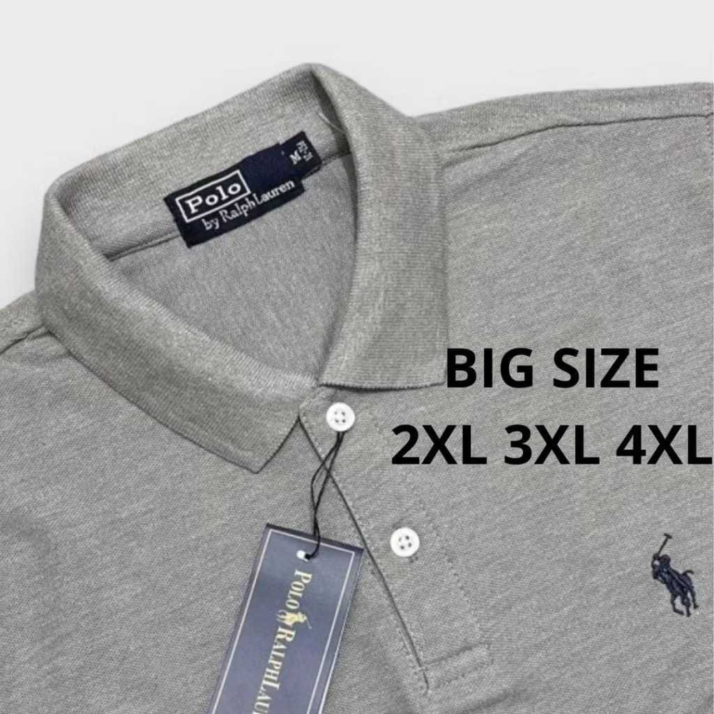 Kaos Polo Kerah Berkerah Polos Pria Premium / Kaos Polo Big Size Pria / Kaos Polo JUMBO Pria XXL XXX