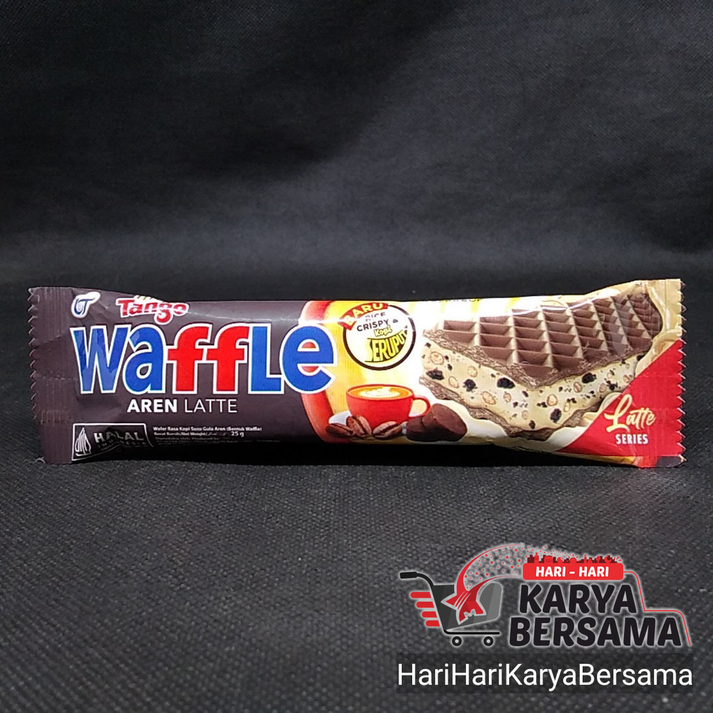 

MAKANAN RINGAN TANGO WAFFLE WAFER AREN LATTE 25GR