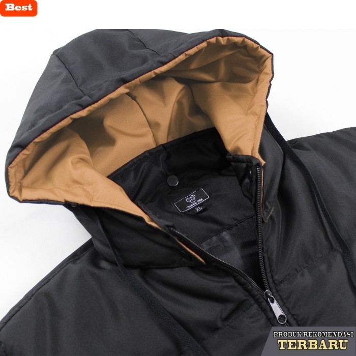 hoodie pria keren Jaket Vest Rompi Hoodie Pria Wanita Casual Gn03 Beige Medium & Jumbo - Black K Bei