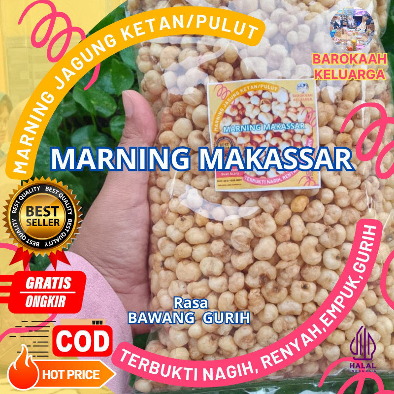 

1 KILO KG MAKARONI MARNING JAGUNG SULTAN/ JAGUNG MARNING KETAN PUTIH/MARNING JAGUNG PULUT GURIH ASIN BAWANG TERBUKTI EMPUK RENYAH GURIHH, HARGA SPESIAL