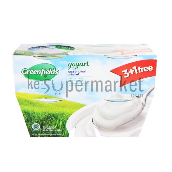 

Greenfields Yogurt Asli Mp 4x125gr