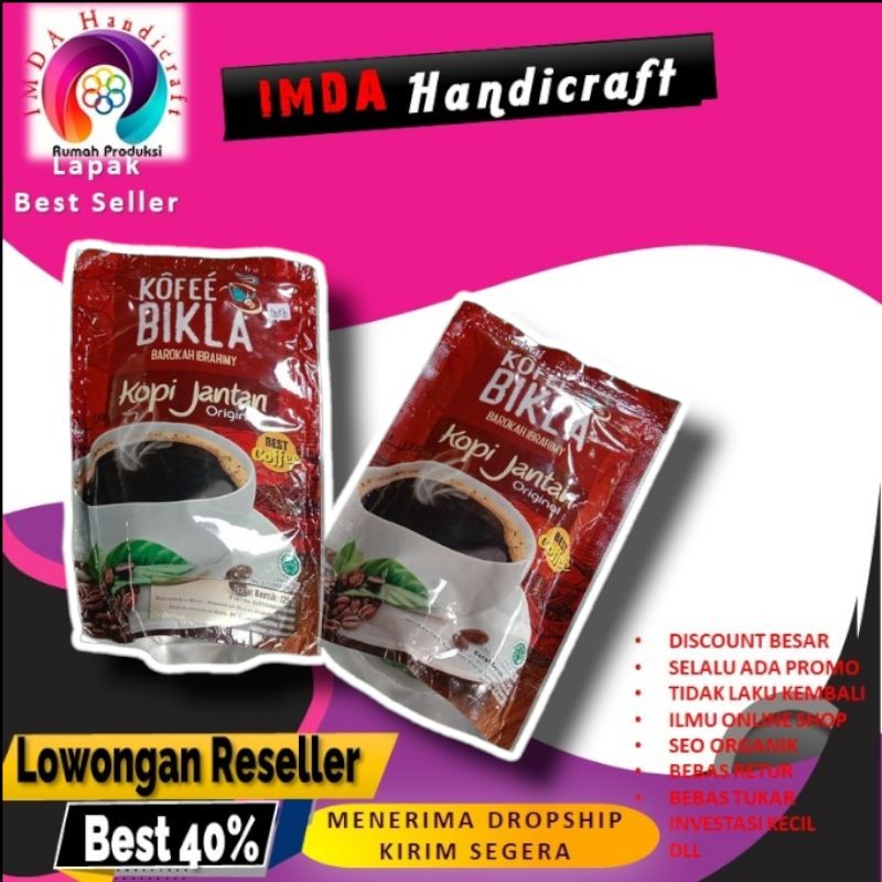 

IMDA HANDICRAFT KOPI BIKLA LANANG Kopi Lanang Asli 125 gr