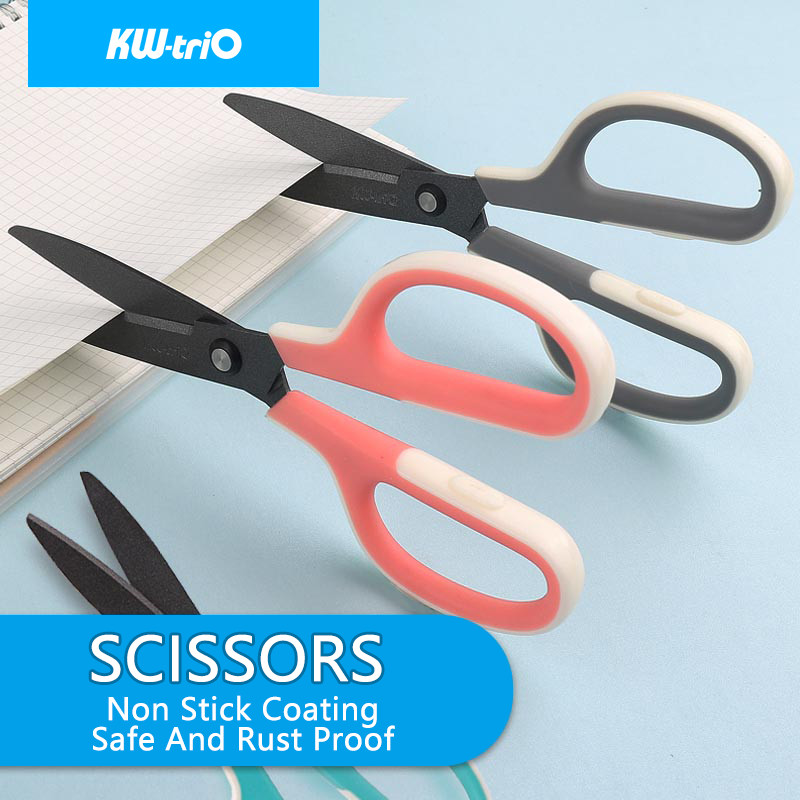 

High Quality Scissors Colored Non Stick Stainless Steel Cutting Tape Stickers Specialized Stationery Handbooks Supplies