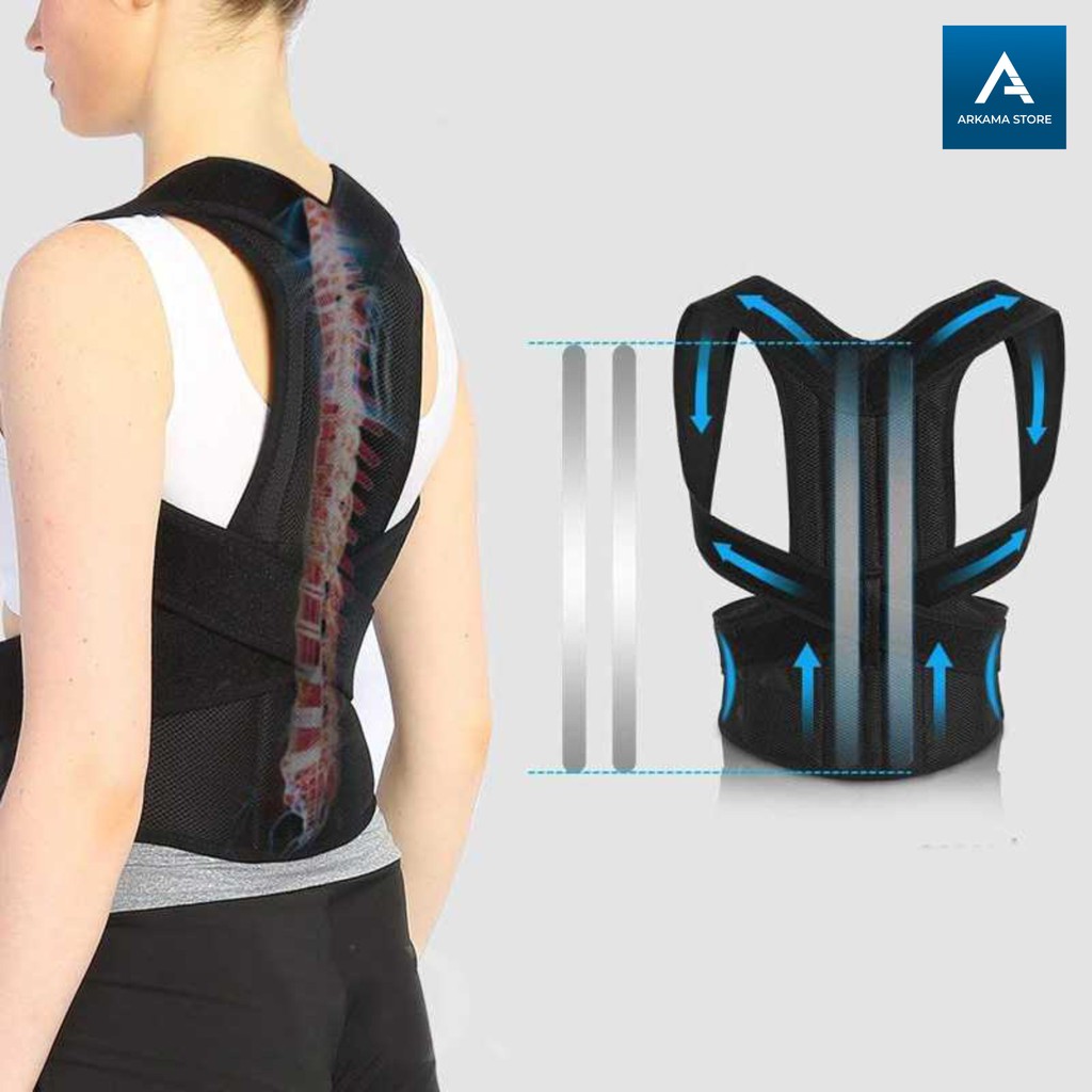 Korset Kesehatan Tulang Punggung Postur Wanita Pria Anti Bungkuk