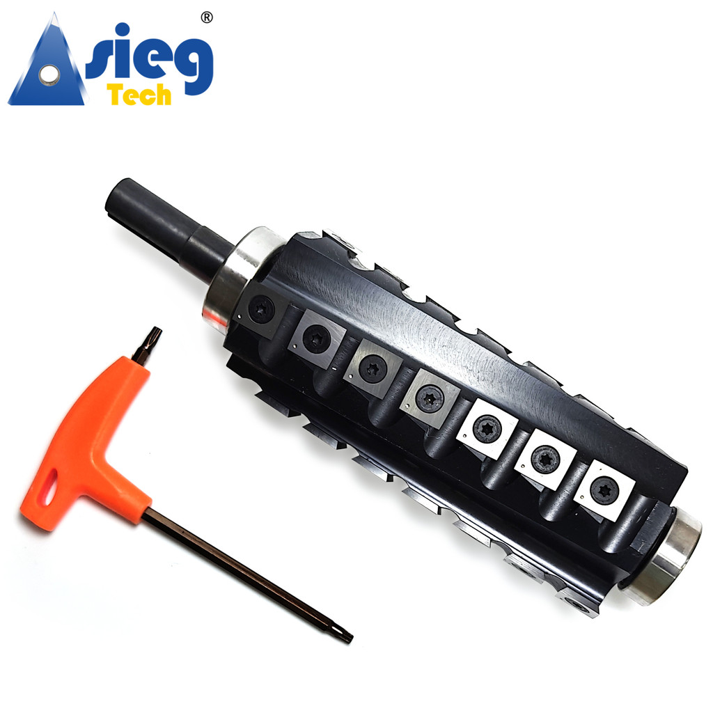 Helical Spiral Cutter Head Woodworking tool spiral cutter head for Jet 6'' Wood Planer Thicknesser M