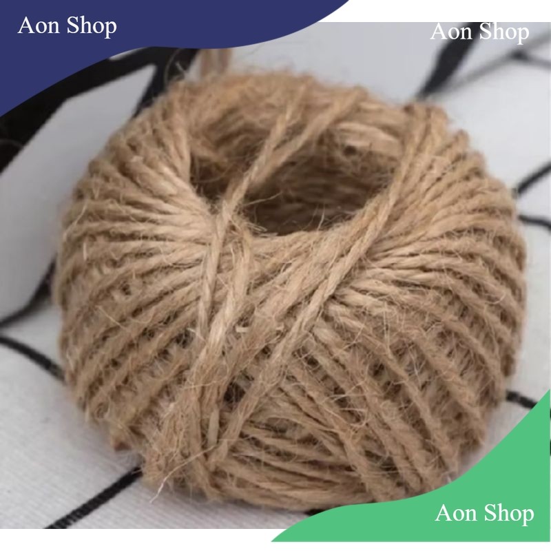 

[AS] Tali Rami Tali Goni 3 Ply Hemp Rope Jute Twine Tambang Harga Per Meter