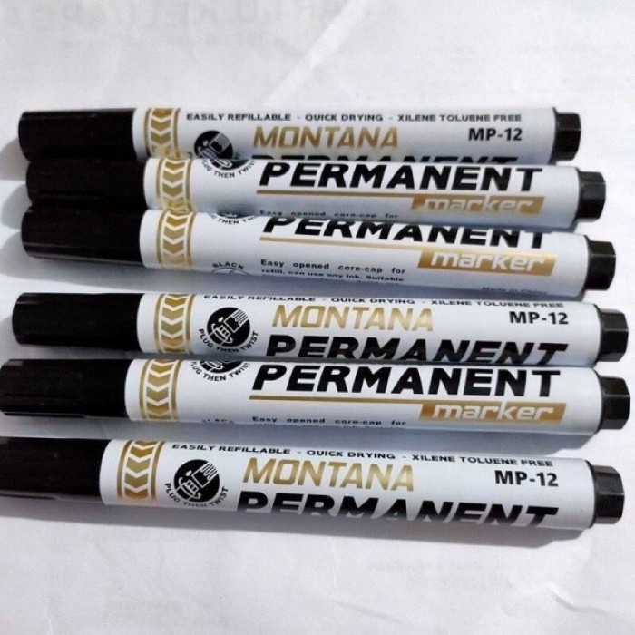 

New Item SPIDOL MONTANA PERMANENT MARKER MP-12 HITAM