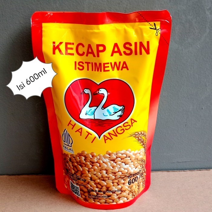 

NEW ITEM KECAP ASIN HATI ANGSA REF 600ML BAHAN MASAK