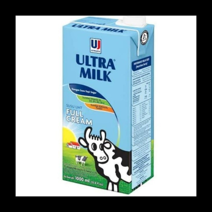 

NEW ITEM MINUMAN ULTRA MILK FULL CREAM 1000ml