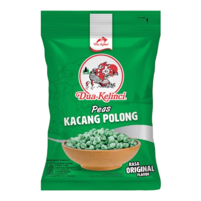 

NEW ITEM SNACK DUA KELINCI KACANG POLONG ORIGINAL 65g