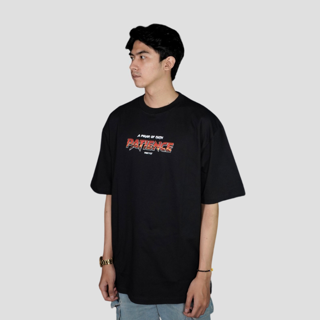 RSYD Patience - Hitam Oversize / Kaos Dakwah