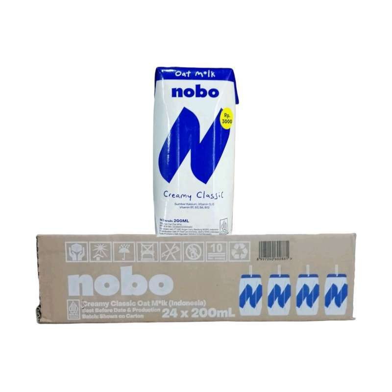 

Nobo Susu Oat Milk Creamy Classic 1 Karton ( 24 x 200ml )