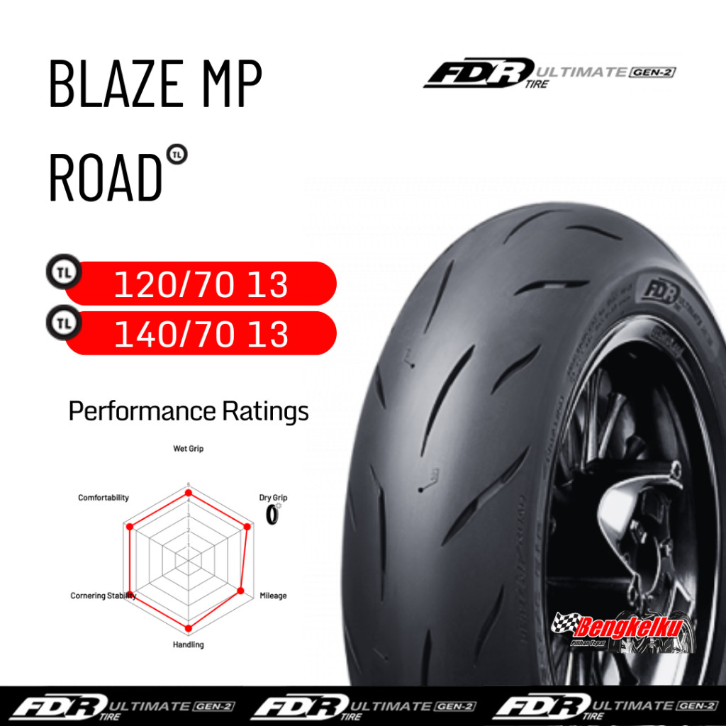 FDR Tubeless BLAZE MP ROAD Ban Motor NMAX PCX