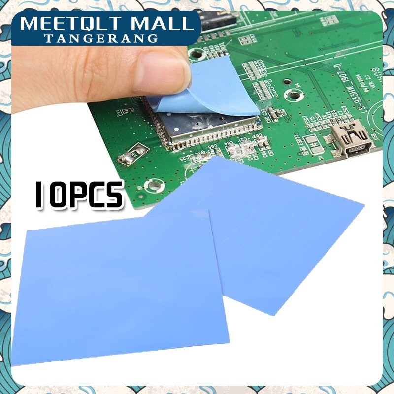 2W Thermal Pad-10*10cm Thermal Pad Silicone Untuk Phone Cooler