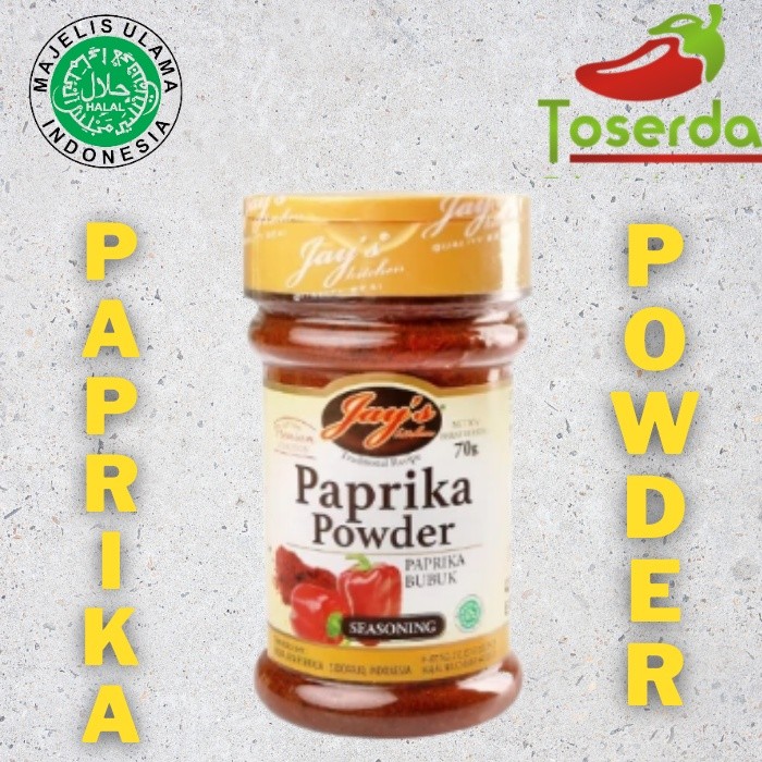 

kimoura shop-JAYS PAPRIKA POWDER BUBUK BUMBU MASAK PAPRIKA MERAH 70G HALAL PREMIUM-undefined